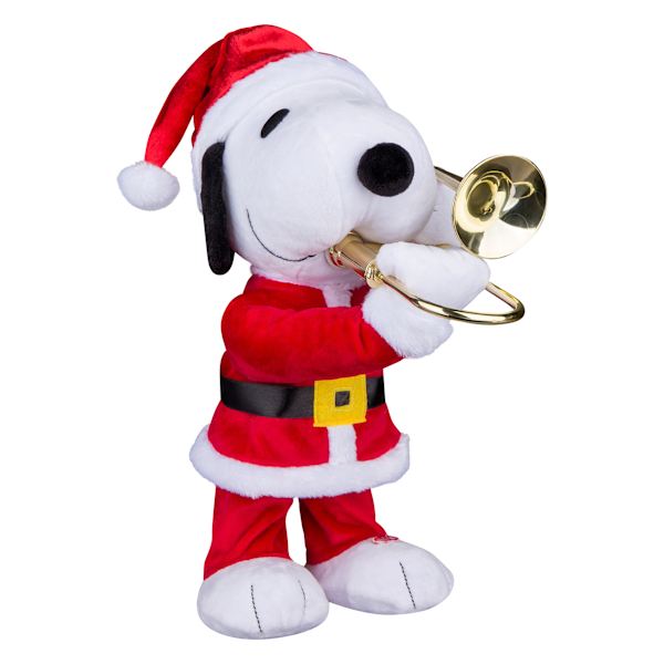 Snoopy christmas animated plush on sale