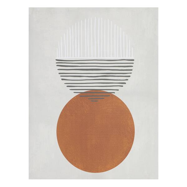 Abstract Circles Canvas Wall Art, 12x16