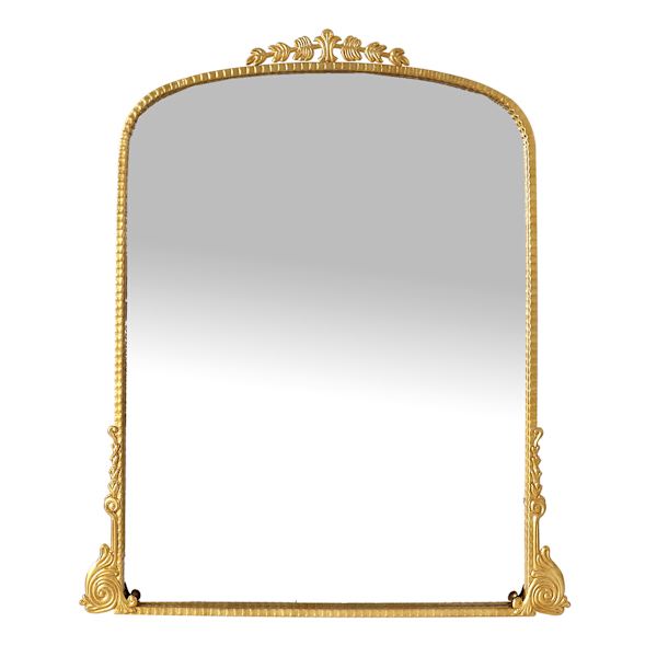 Providence Ornate Gold Metal Leaner Mirror, 50x60
