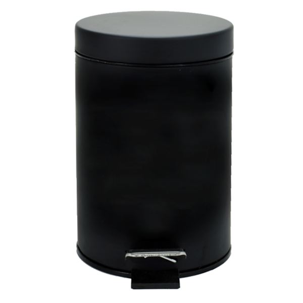Black Step Trash Can, 3