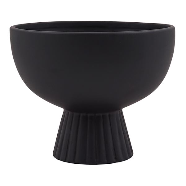 Tracey Boyd Black Ceramic Bowl, 7"