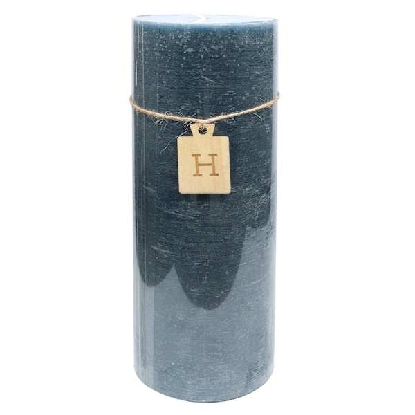 Honeybloom Dark Navy Blue Unscented Pillar Candle, 4x11