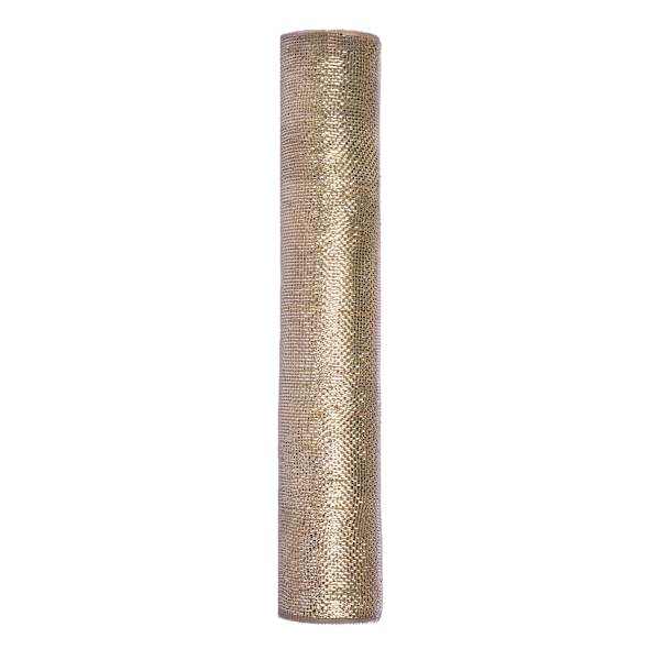 18" Champagne Mesh Ribbon, 10yd