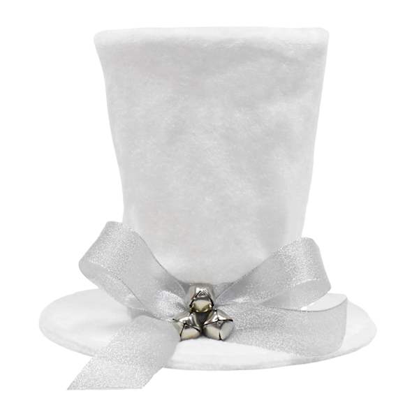 White Top Hat Tree Topper, 9.5x11