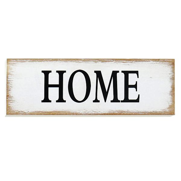 Home Wooden Wall Sign, 16x5