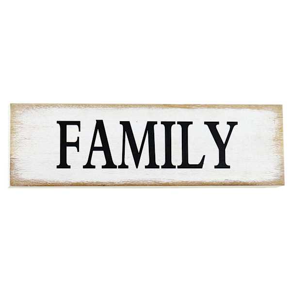 Family Wooden Wall Sign, 16x5