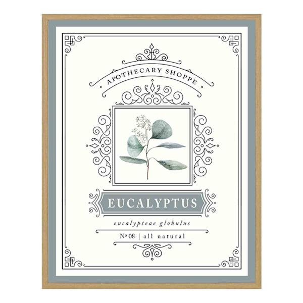 Framed Eucalyptus Wall Decor, 12x15