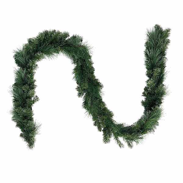 Pre-Lit Carolina Pine Garland, 9'