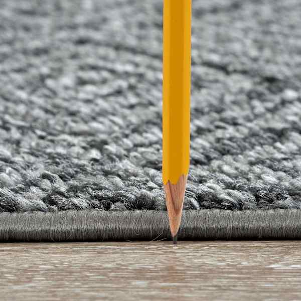 Tristen Charcoal Diamond Design Washable Runner, 2x5