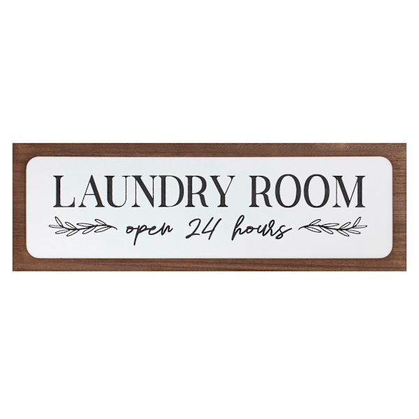 Laundry Room Wall Decor, 30x9