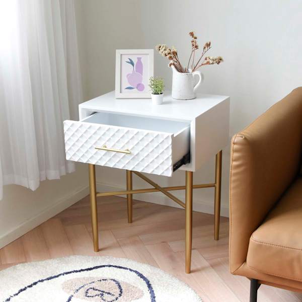 Crosby end table with storage sales