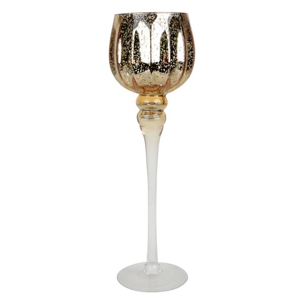 Providence Mercury Glass Votive Holder, 15.7"