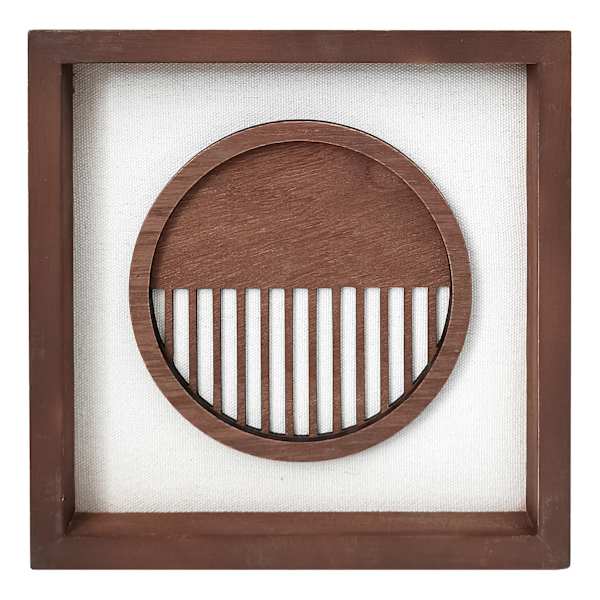 Crosby St. Canvas Wooden Decor, 8"