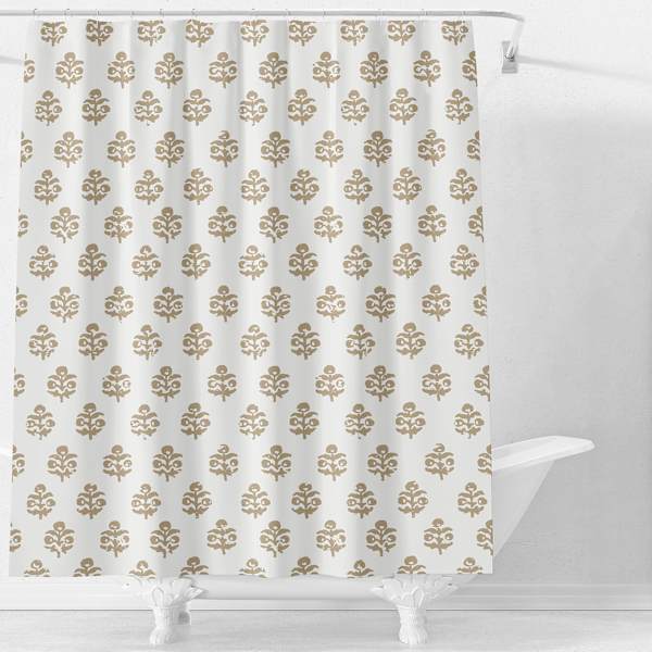 Honeybloom Jennifer Floral Shower Curtain, 70x72