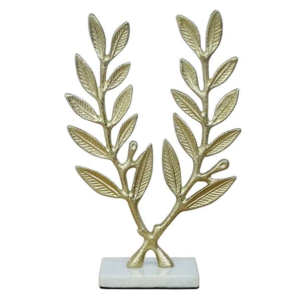 Providence Casted Leaf Pedestal, 11"