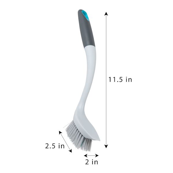 Brush with Scrapper, Teal