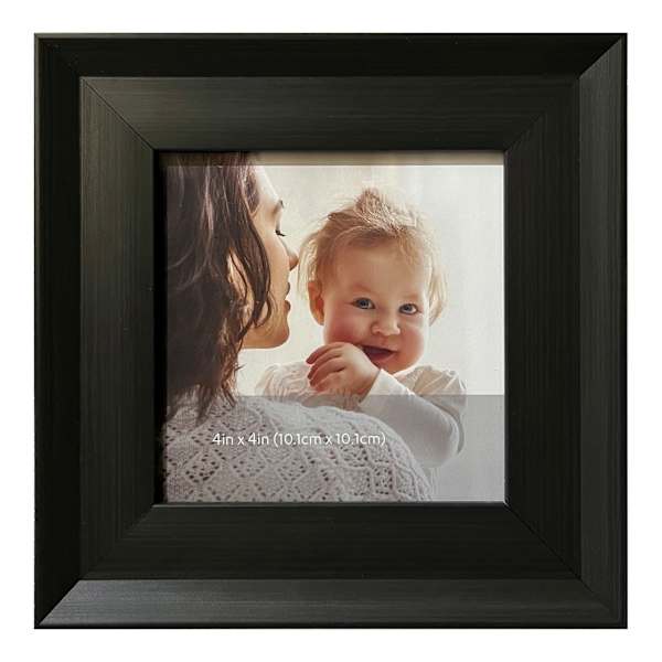 Black Tabletop Picture Frame, 4"