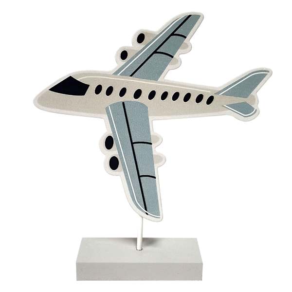 Tiny Dreamers Airplane Decor, 8"