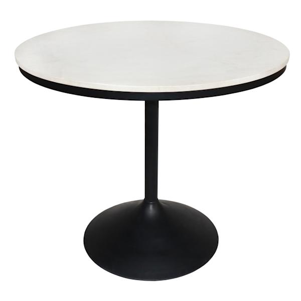 Crosby St. Mariana Marble Bistro Table, Black