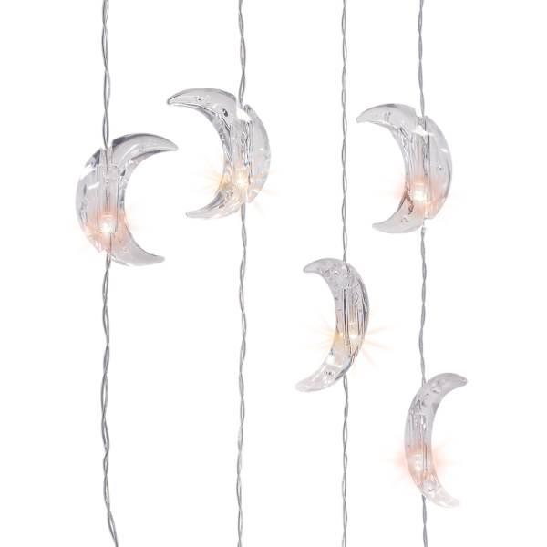 Crescent Moon LED Curtain Light