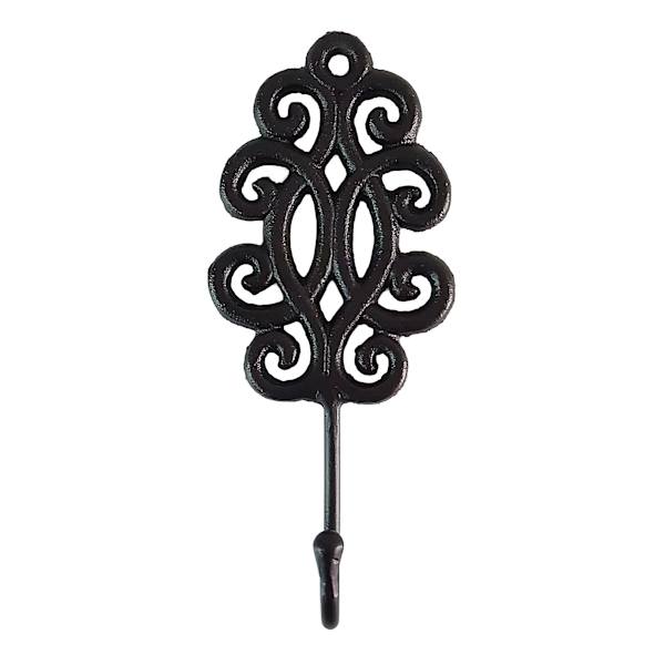 Black Metal Wall Hook, 3x7