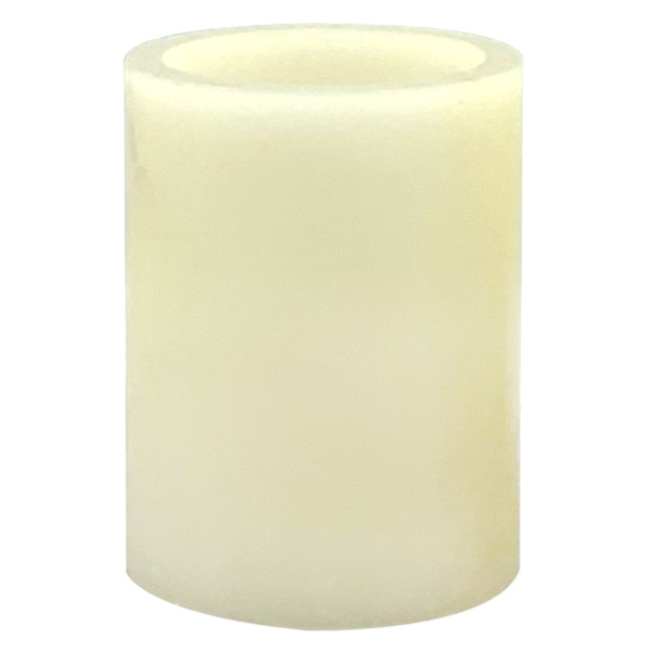 Ivory LED Flameless Pillar Candle, 3x4
