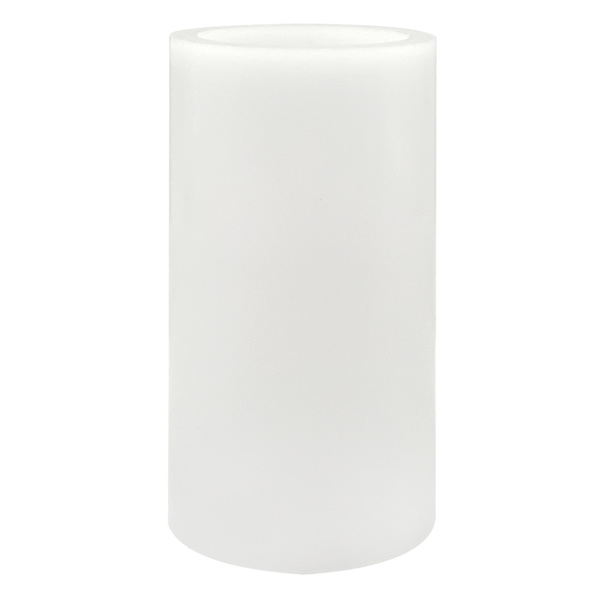 White LED Flameless Pillar Candle, 3x6