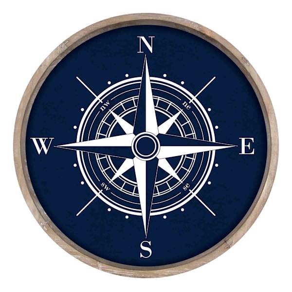 Compass Accent Wall Art, 13.5"