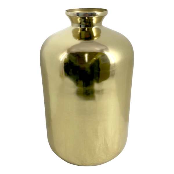 Metallic Gold Vase, 11"