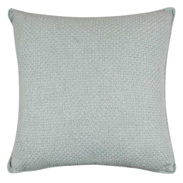 Ty Pennington Solid Blue Throw Pillow with Flange, 20"