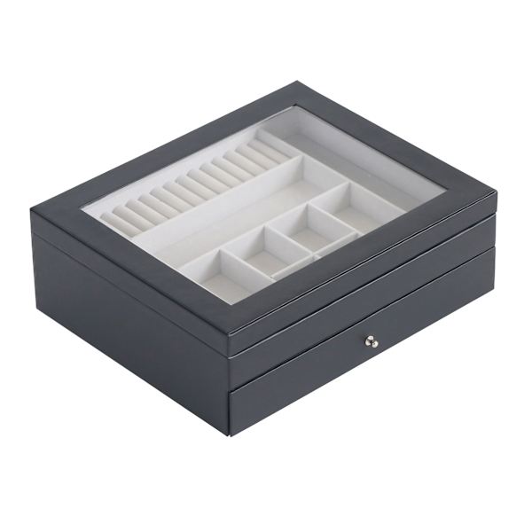 Vinyl Jewelry Organizer, Black