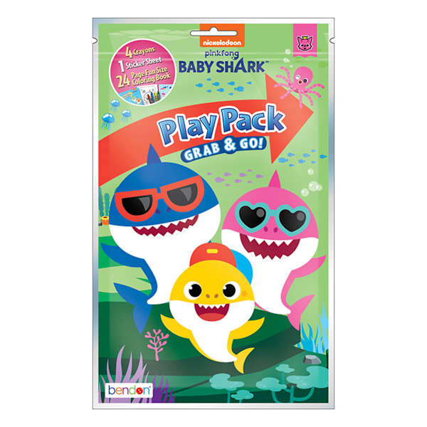 Baby Shark/Sesame Street Play Pack, Assorted Styles