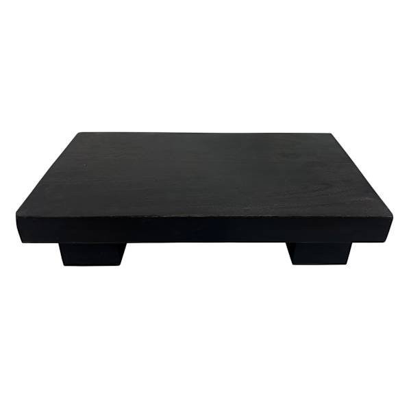 Black Wood Riser, 12x7
