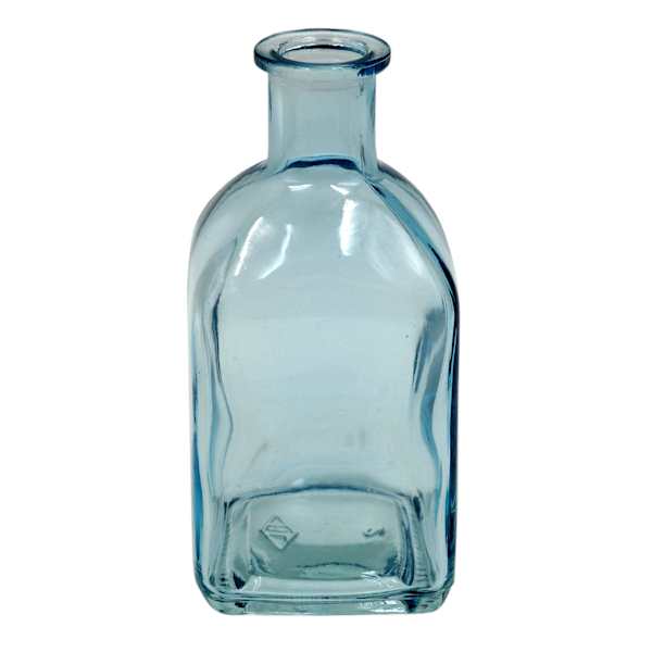 Blue Glass Bud Vase, 5"