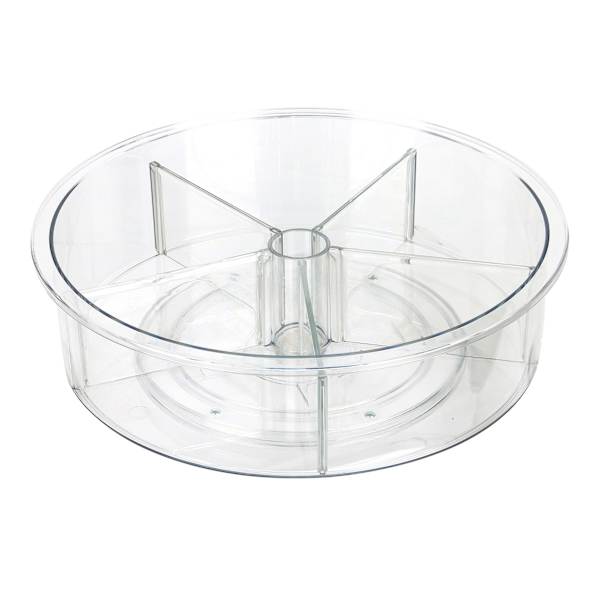 Linus Clear Divided Turntable