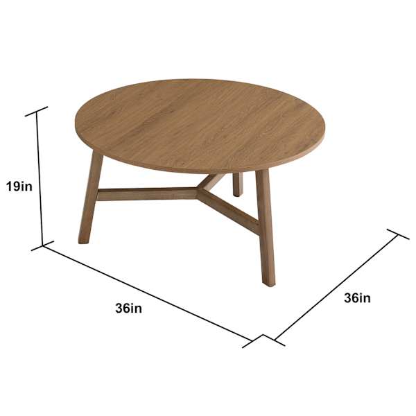 Honeybloom Sierra Coffee Table, Rustic Natural