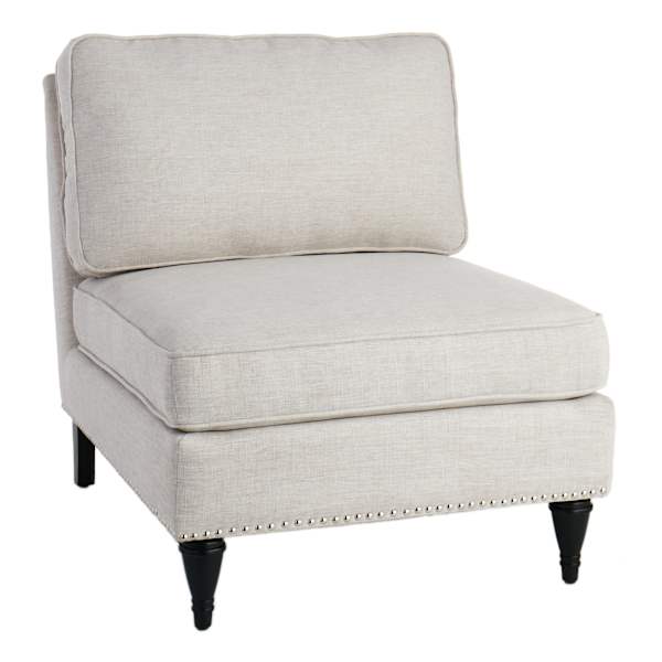 Providence Logan Slipper Chair, Grey