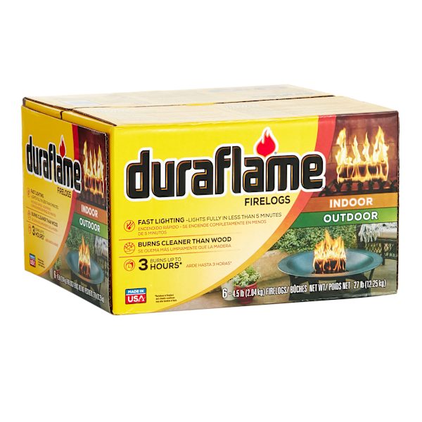 6-Pack Duraflame Firelogs, 4.5lb