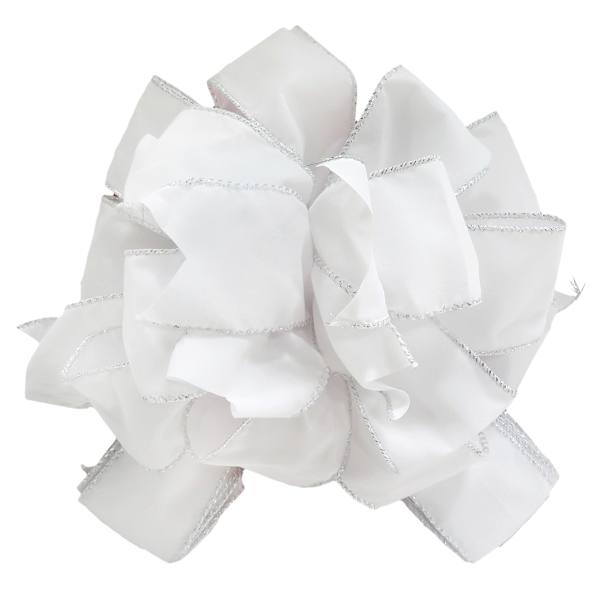 White Topper Bow, 48"