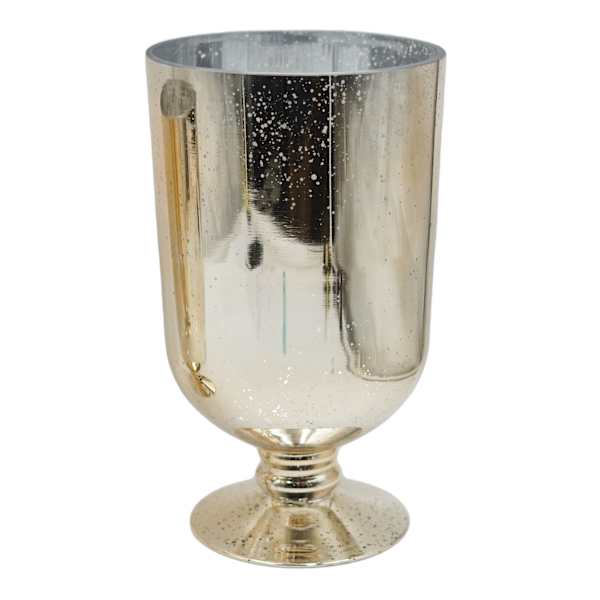 Providence Gold Distressed Mercury Glass Vase, 12"