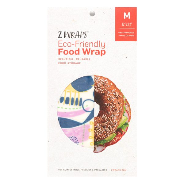 Z Wraps Eco Friendly Medium Food Wrap, 12", Natures Music