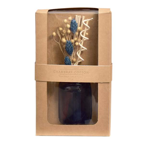 Honeybloom Chambray Cotton Scented Reed Diffuser