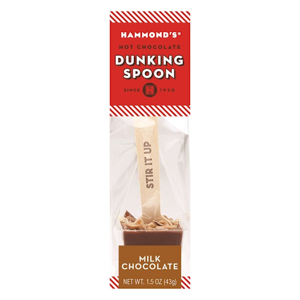 Hammond's Hot Chocolate Dunking Spoon, Milk Chocolate