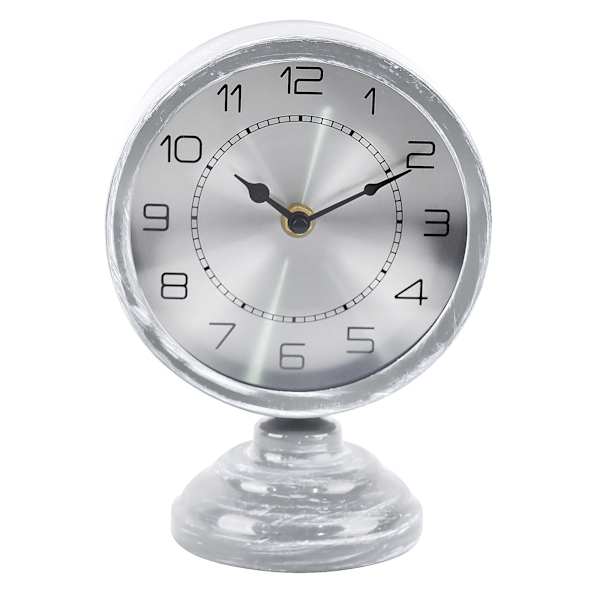 Tracey Boyd Metal Round Table Clock, 8"