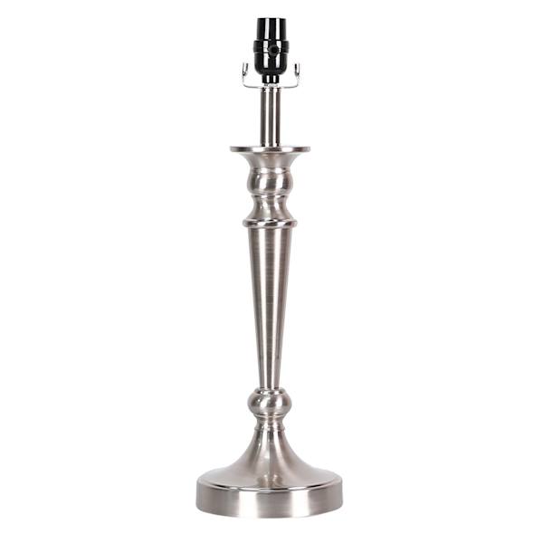 Brushed Metal Medium Table Lamp Base, 20"