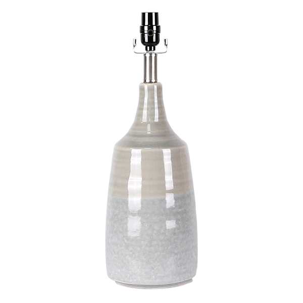 Grey & Blue Ceramic Medium Table Lamp Base, 19"