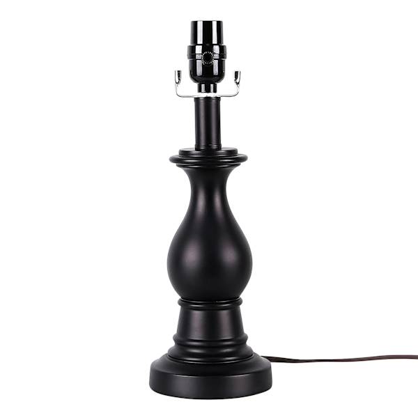 Black Stick Small Lamp Base, 14"