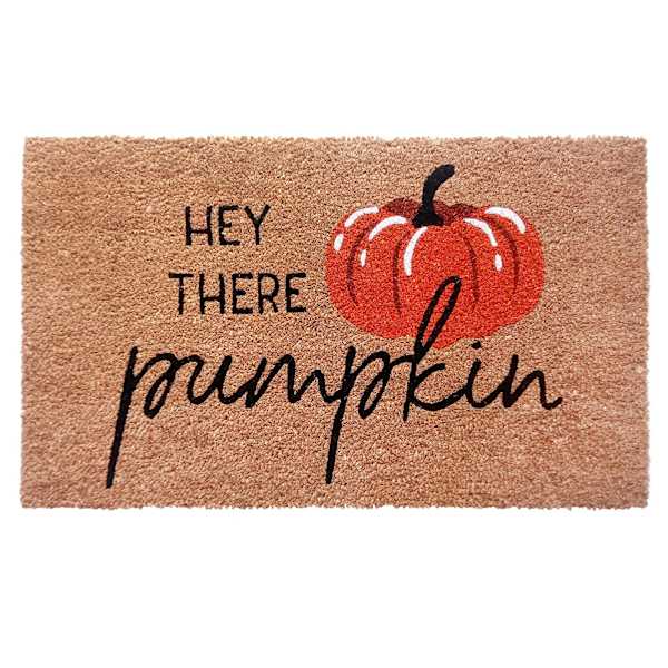 Hey There Pumpkin Coir Mat, 18x30