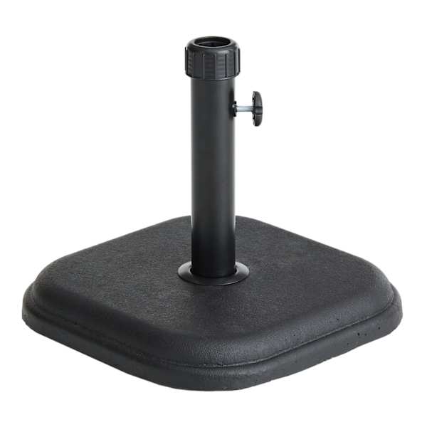 Black Patio Umbrella Base, 24lb