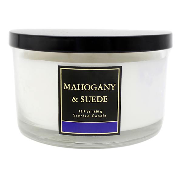 Mahogany & Suede Scented Jar Candle, 15.9oz